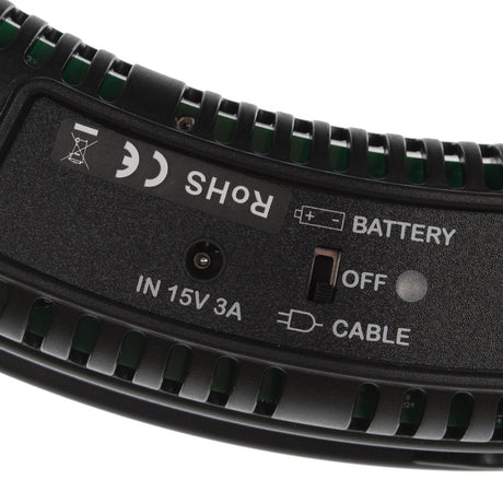 Lámpara de anillo LED bicolor Falcon Eyes regulable DVR-512DVC en 230V