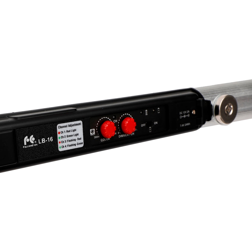 Juego de barra de luz LED Falcon Eyes LB-16-K3 con estuche