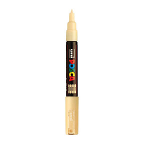 Rotulador uni posca paint 1mc beige - punta cónica - 1 mm