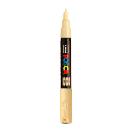 Rotulador uni posca paint 1mc beige - punta cónica - 1 mm
