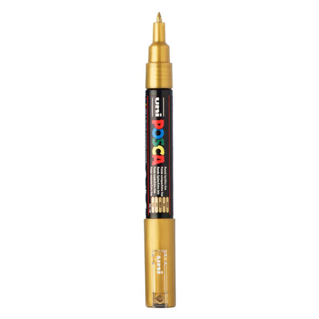 Rotulador uni posca paint 1mc oro - punta cónica - 1 mm