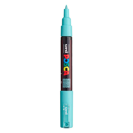 Rotulador uni posca paint 1mc verde agua - punta cónica - 1 mm
