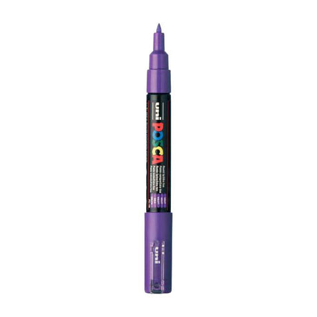 Rotulador uni posca paint 1mc morado - punta cónica - 1 mm