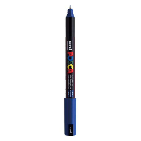 Rotulador uni posca pc-1mr azul oscuro - extra fino 0,7 mm