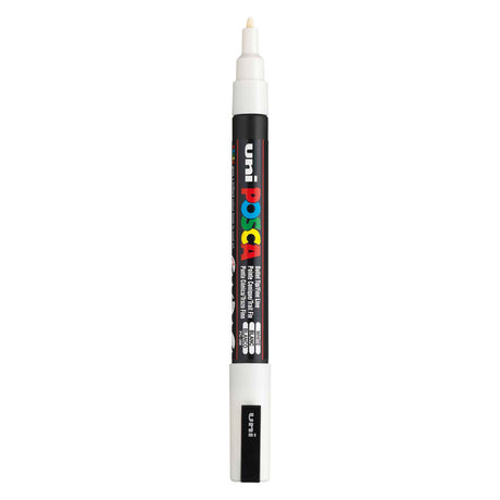 Rotulador acrílico uni posca pc3m blanco - punta redonda hasta 1,3 mm