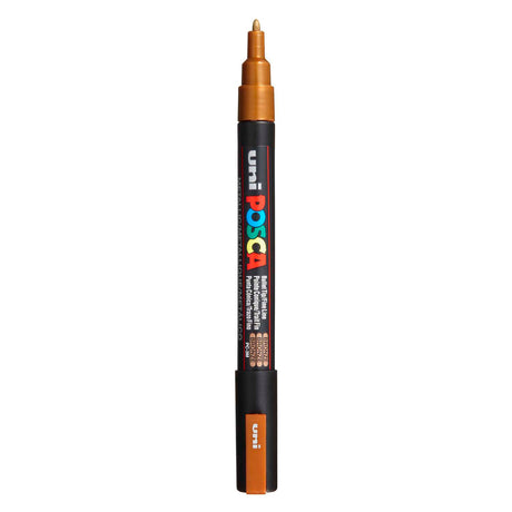 Rotulador acrílico uni posca pc3m bronce - punta redonda hasta 1,3 mm