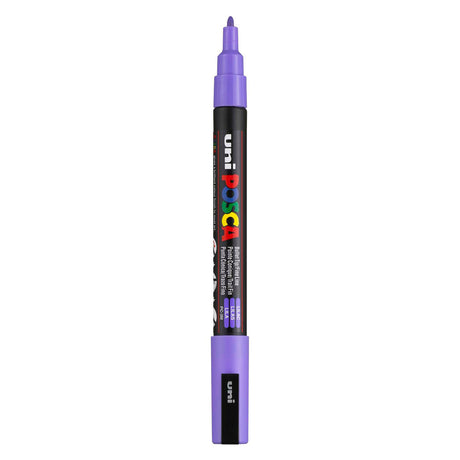 Rotulador acrílico uni posca pc3m lila - punta redonda hasta 1,3 mm