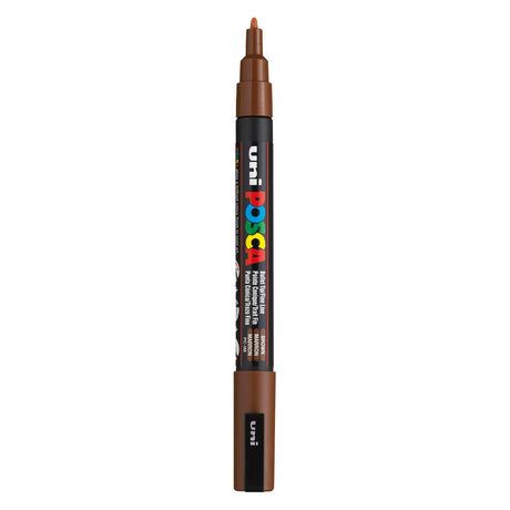 Rotulador acrílico uni posca pc3m marrón - punta redonda hasta 1,3 mm