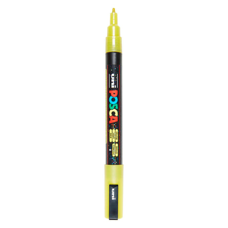 Rotulador de pintura Uni posca pc3m amarillo brillante - punta redonda hasta 1,3 mm