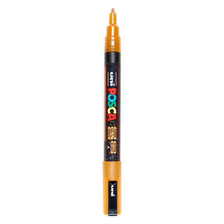 Rotulador de pintura Uni posca pc3m naranja brillante - punta redonda hasta 1,3 mm