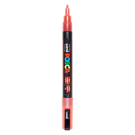 Rotulador de pintura Uni posca pc3m rojo brillante - punta redonda hasta 1,3 mm
