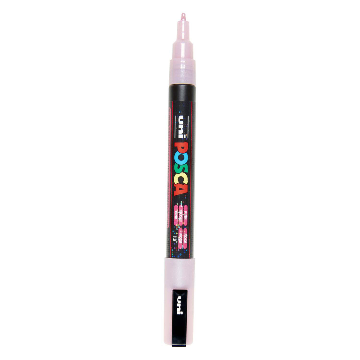 Rotulador de pintura Uni posca pc3m rosa brillante - punta redonda hasta 1,3 mm