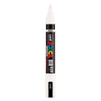 Rotulador pincel uni posca pc5br blanco - punta pincel 1-4 mm