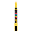 Rotulador pincel uni posca pc5br amarillo - punta pincel 1-4 mm