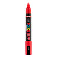 Rotulador pincel uni posca pc5br rojo - punta pincel 1-4 mm
