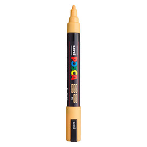 Rotulador uni posca paint pc5m albaricoque - punta cónica 2,5 mm