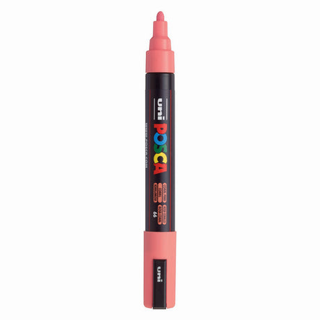 Rotulador uni posca paint pc5m rosa coral - punta cónica 2,5 mm