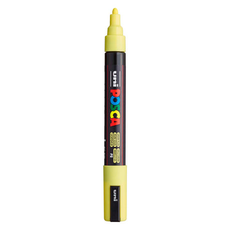 Rotulador uni posca paint pc5m amarillo sol - punta cónica 2,5 mm