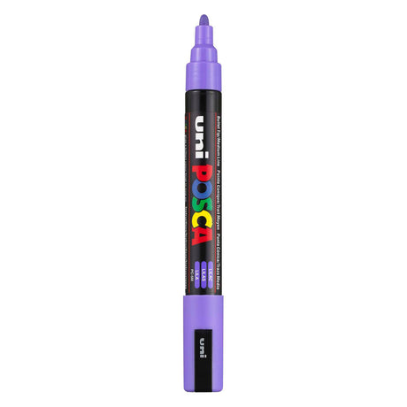 Rotulador uni posca paint pc5m lila - punta cónica 2,5 mm
