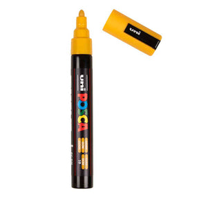 Rotulador uni posca paint pc5m amarillo ocre - punta cónica 2,5 mm