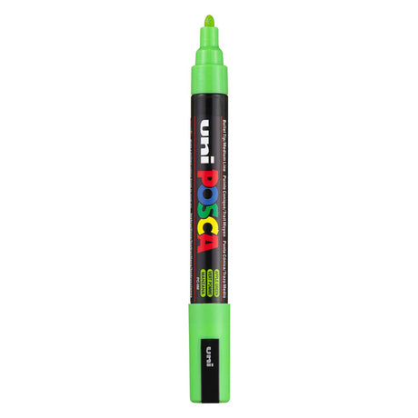 Rotulador uni posca paint pc5m verde manzana - punta cónica 2,5 mm