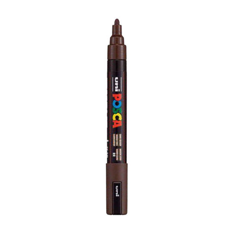 Rotulador de pintura uni posca 5m marrón oscuro