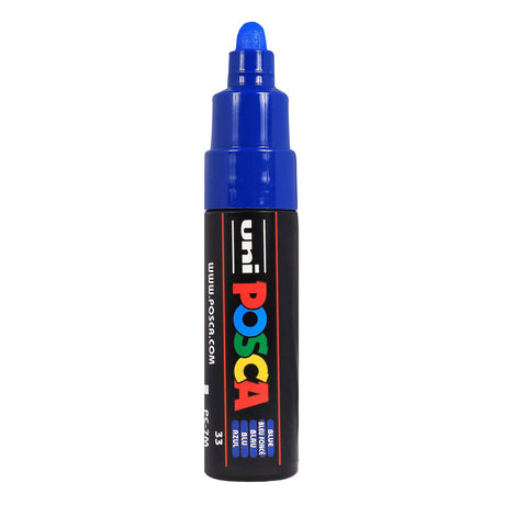 Rotulador uni posca paint 7m azul - punta cónica 4,5mm