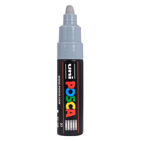 Rotulador Uni posca 7m gris - punta cónica 4,5mm
