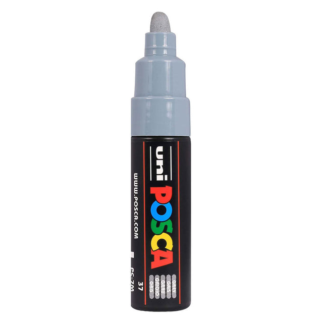 Rotulador Uni posca 7m gris - punta cónica 4,5mm