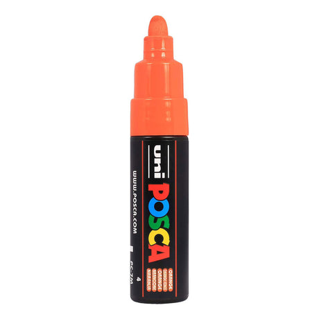 Rotulador de pintura Uni posca 7m naranja oscuro - punta cónica 4,5mm
