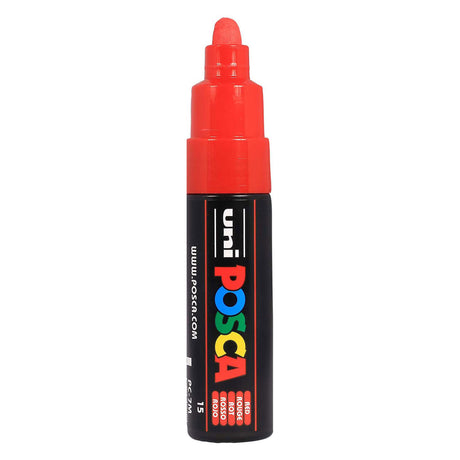 Rotulador Uni posca 7m rojo - punta cónica 4,5mm