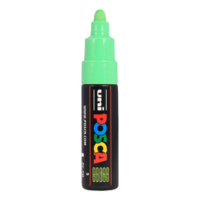 Rotulador uni posca paint 7m verde claro - punta cónica