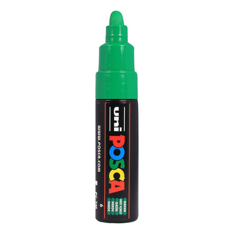 Uni Mitsubishi Pencil Uni Posca marcador de pintura 7m verde oscuro - punta cónica