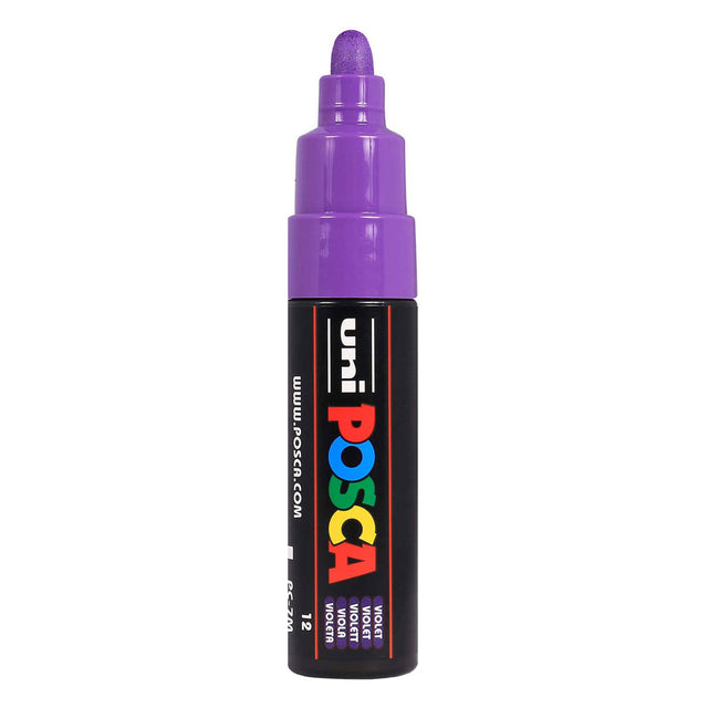 Rotulador uni posca paint 7m violeta - punta cónica