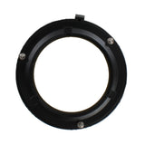 Falcon Eyes adaptando a Dbbwec Bowens a Elinchrom