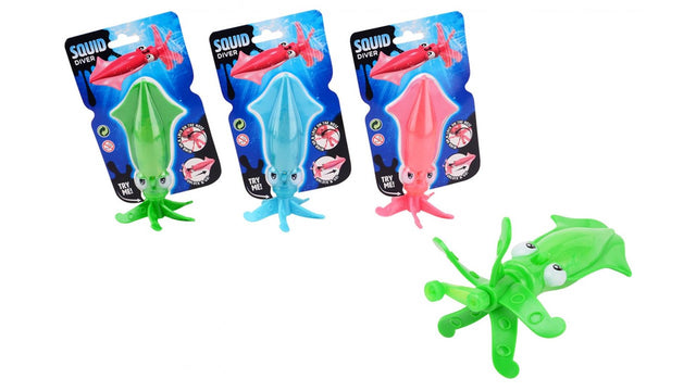 Johntoy aqua fun torpedo calamar en tarjeta