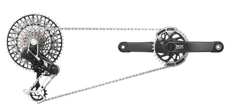 Grupo sram grupo xx eagle axs pm 165 t-type gs-xx-e-d1 medidor de potencia
