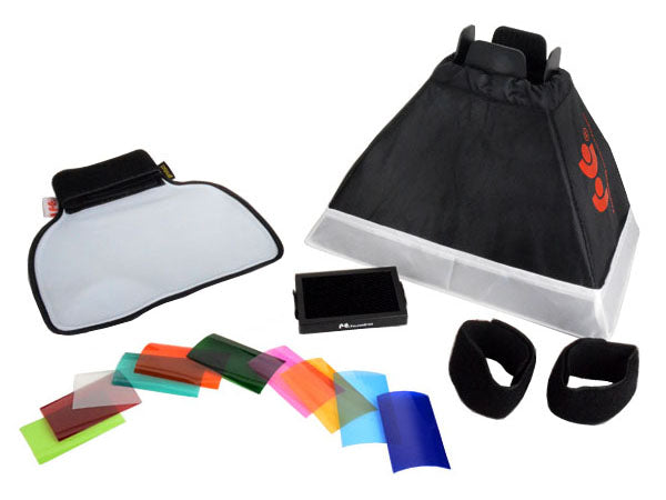 Conjunto estroboscópico de flash de cámara speedlite Falcon Eyes esa-k3