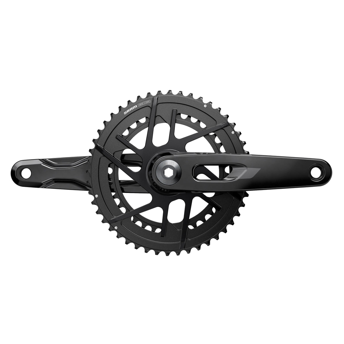 Juego de platos y ruedas Sram rival e1 krg rival e1 46 33 170 mm dub