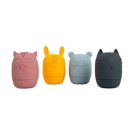 Bigjigs animales de baño de silicona - 4 uds.