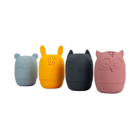 Bigjigs animales de baño de silicona - 4 uds.