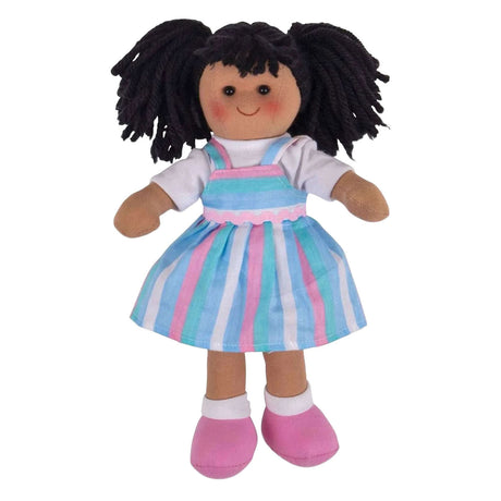 Bigjigs muñeca de tela kira - 28cm