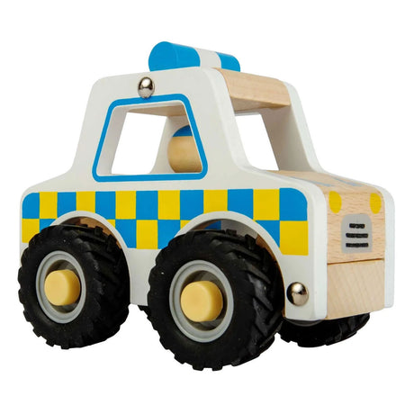 Coche de policía de madera Bigjigs