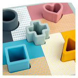 Rompecabezas de mosaico de madera Bigjigs - 14 piezas
