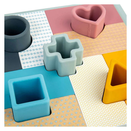 Rompecabezas de mosaico de madera Bigjigs - 14 piezas