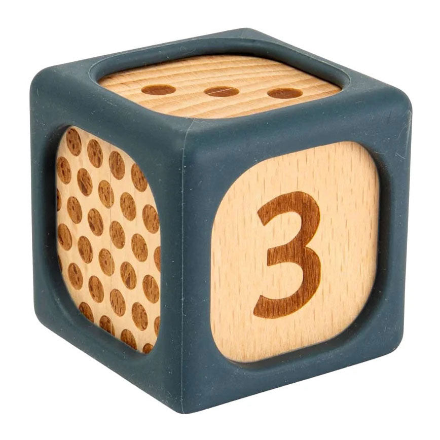 Bloques de clasificación blandos de madera Bigjigs - 9 piezas