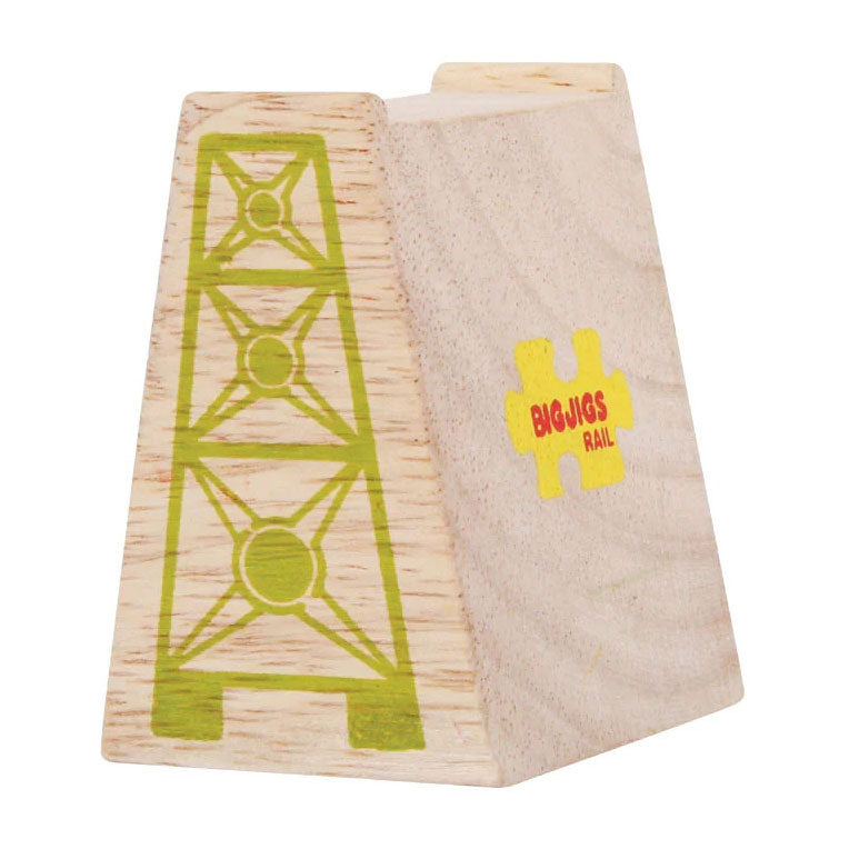 Rieles de madera Bigjigs - pilares de puente - 4 uds.