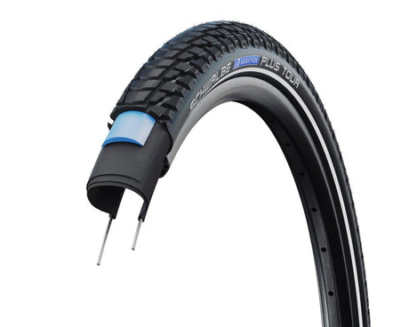 Neumático exterior Schwalbe marathon plus tour 28x1,75 47-622 addix hilo verde b b refl
