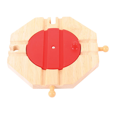 BigJigs Rails de madera - 4 -Dirección giratoria