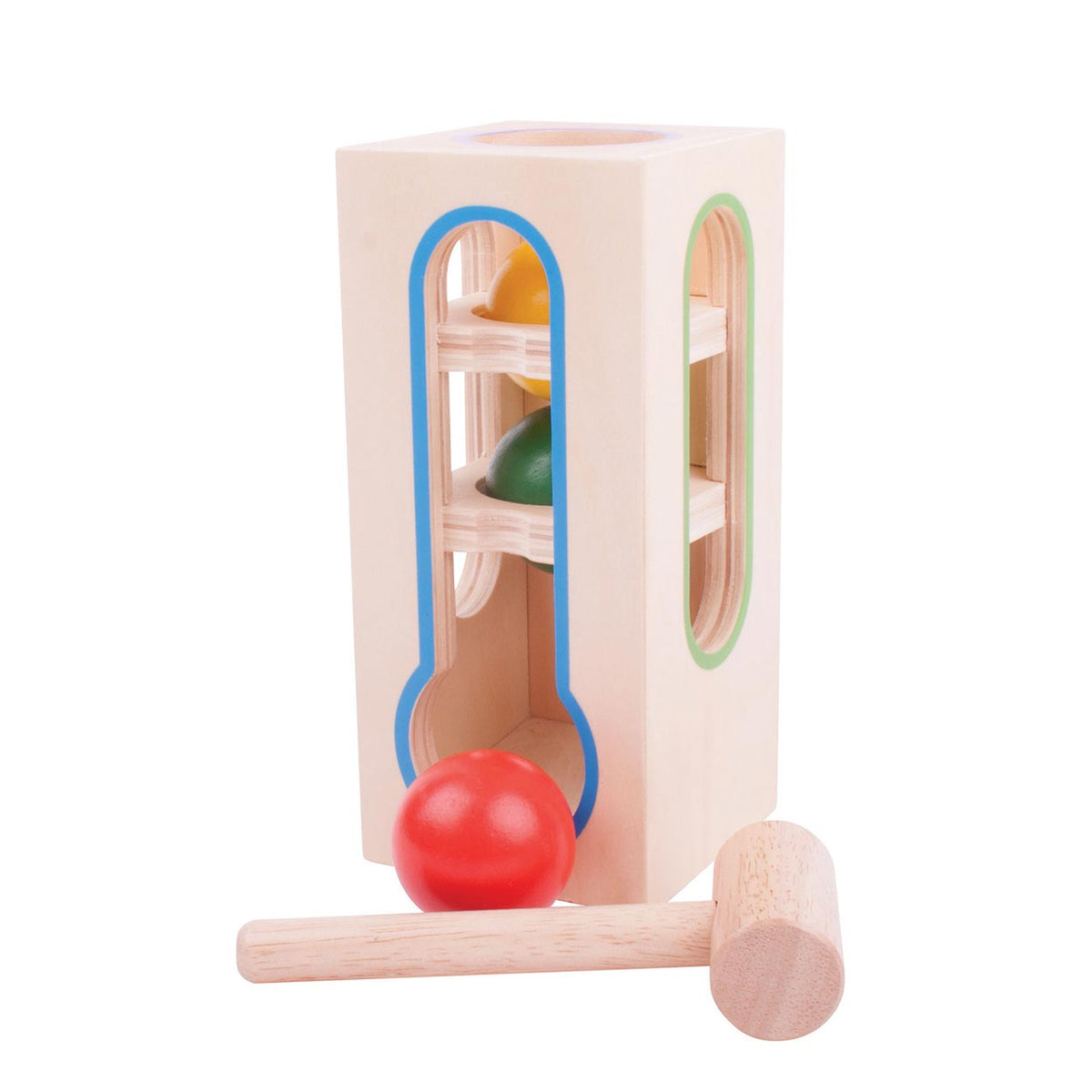 Juego de martillo de madera Bigjigs